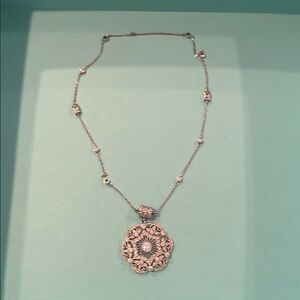 Elegant Silver Pendant Necklace